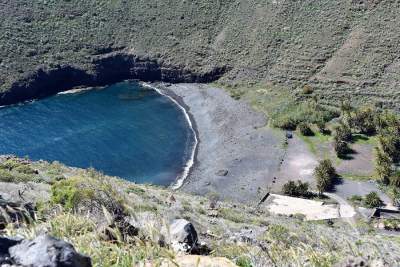 The beach in San Sebastian de La Gomera